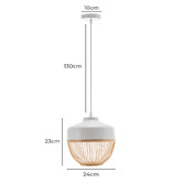 Braxton Home Iqra Bamboo Pendant Light