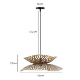 Braxton Home Nellie 45cm Bamboo Pendant Light