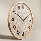 Braxton Home 70cm Natural Vatterio Wall Clock
