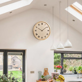 Braxton Home 70cm Natural Vatterio Wall Clock