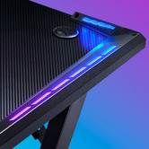 Braxton Home Quantara L-Shape LED Gaming Desk