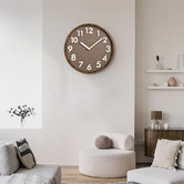 Braxton Home 70cm Lara Pine Wood Wall Clock