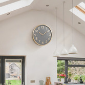Braxton Home 70cm Lara Pine Wood Wall Clock