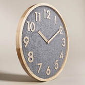 Braxton Home 70cm Lara Pine Wood Wall Clock