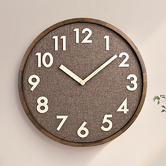 Braxton Home 70cm Lara Pine Wood Wall Clock