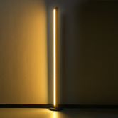 Braxton Home Zain Light Timber Square LED Floor Lamp