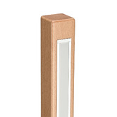Braxton Home Zain Light Timber Square LED Floor Lamp
