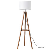 Braxton Home 150cm Aurala Rubberwood Floor Lamp