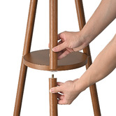 Braxton Home 150cm Aurala Rubberwood Floor Lamp
