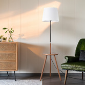 Braxton Home 160cm Zenithal Rubberwood Floor Lamp