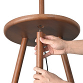 Braxton Home 160cm Zenithal Rubberwood Floor Lamp