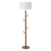 Braxton Home 170cm Luxora Rubberwood Floor Lamp