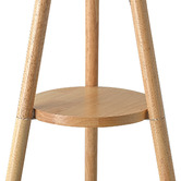 Braxton Home Rayven Rubberwood Floor Lamp
