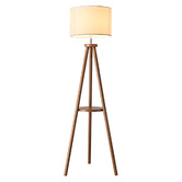 Braxton Home 150cm Aurala Rubberwood Floor Lamp