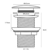 Braxton Home Cove 32mm Chrome Basin Pop-Up Waste