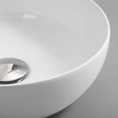 Braxton Home Cove 320mm Gloss White Ceramic Above Counter Basin