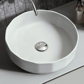 Braxton Home Cove 400mm Gloss White Ceramic Above Counter Basin