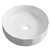 Braxton Home Cove 400mm Gloss White Ceramic Above Counter Basin