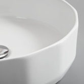 Braxton Home Cove 400mm Gloss White Ceramic Above Counter Basin