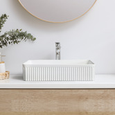 Braxton Home Cove 510mm Matte Ceramic Above Counter Basin