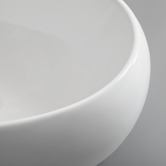 Braxton Home Cove 410mm Gloss White Oval Ceramic Above Counter Basin