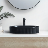 Braxton Home Cove 580mm Matte Ceramic Above Counter Basin