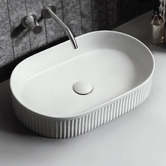 Braxton Home Cove 580mm Matte Ceramic Above Counter Basin