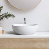 Braxton Home Cove 320mm Matte Ceramic Above Counter Basin