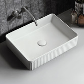 Braxton Home Cove 510mm Matte Ceramic Above Counter Basin