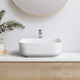 Braxton Home Cove 390mm Matte Ceramic Above Counter Basin