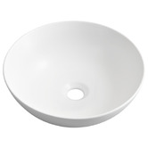 Braxton Home Cove 400mm Round Matte Ceramic Above Counter Basin