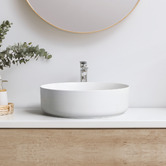 Braxton Home Cove 410mm Matte Ceramic Above Counter Basin