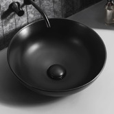 Braxton Home Cove 400mm Round Matte Ceramic Above Counter Basin
