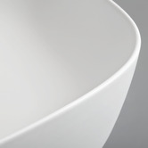 Braxton Home Cove 600mm Matte White Ceramic Above Counter Basin