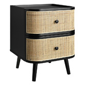 Braxton Home Francia Rattan Bedside Table