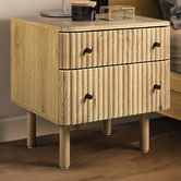 Braxton Home Millie 2 Drawer Bedside Table