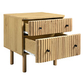 Braxton Home Millie 2 Drawer Bedside Table