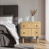 Braxton Home Millie 2 Drawer Bedside Table