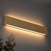 Braxton Home Syca Ash Wood LED Up/Down Wall Light