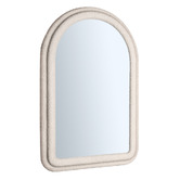 Braxton Home Aric Arched Boucle Wall Mirror