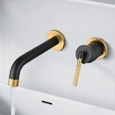 Braxton Home Lakshmi 180mm Bath/Basin Wall Mixer Set