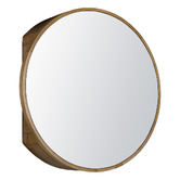 Braxton Home Zali 600mm Round Mirrored Shaving Cabinet