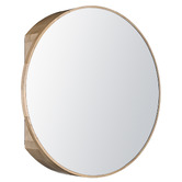 Braxton Home Zali 800mm Round Mirrored Shaving Cabinet