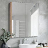 Braxton Home Zali 600mm Mirrored Shaving Cabinet