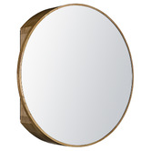 Braxton Home Zali 800mm Round Mirrored Shaving Cabinet