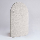 Braxton Home Aric Arched Boucle Wall Mirror