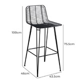 Braxton Home 75.5cm Aziel Outdoor Bar Stools