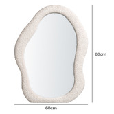Braxton Home Zyair Boucle Wall Mirror
