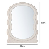 Braxton Home Elara Boucle Wall Mirror