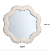 Braxton Home Ezri Boucle Wall Mirror